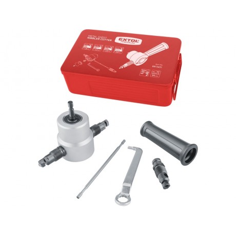 Lemezvágó/Lyukasztó fúrógéppel hajtható