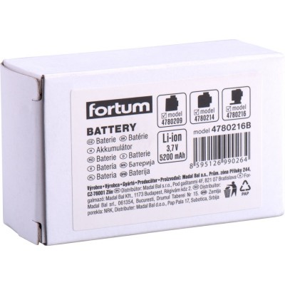 Tartalék Akku 3,7V Li-ion