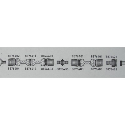 Locsolópisztoly klt.4db-os 1/2" Extol