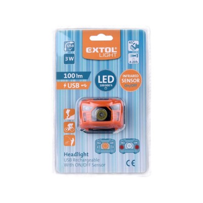 Fejlámpa LED 3W CREE XPE