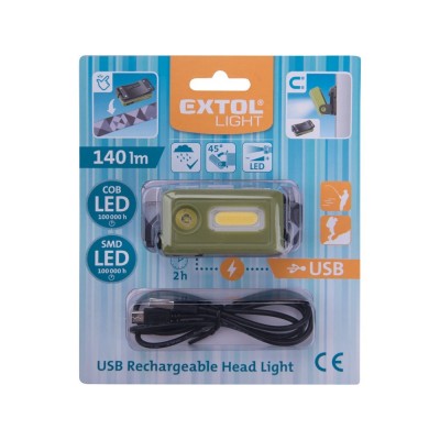 Fejlámpa LED SMD COB