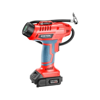 Akkus lékkompresszor 20V Extol