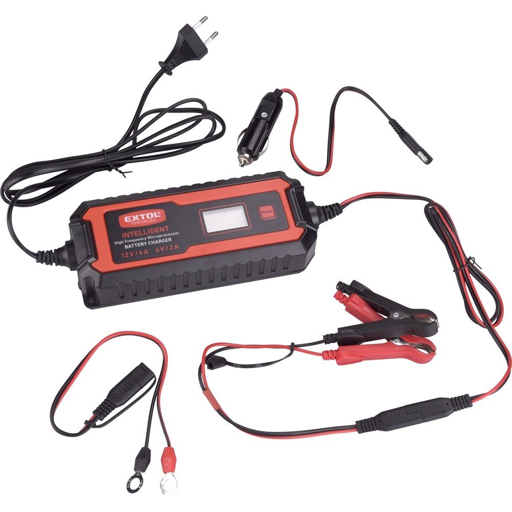 Akkutöltő, autós 2/4Amp Akkutöltő, autós 2/4Amp