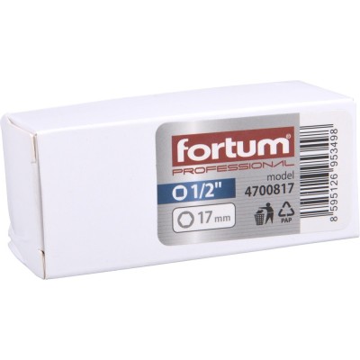 Gépi (impakt) dugófej1/2" Fortum