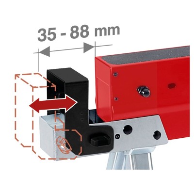 Asztalos/fűrészbak állítható 615-820mm Fortum