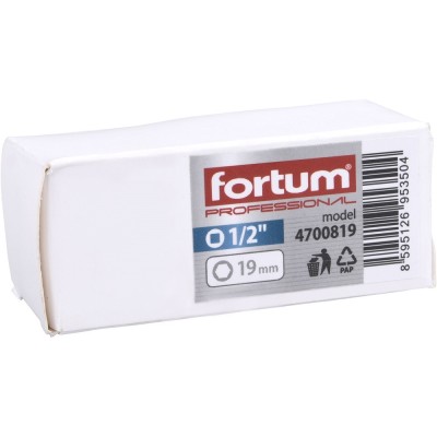 Gépi (impakt) dugófej1/2" Fortum
