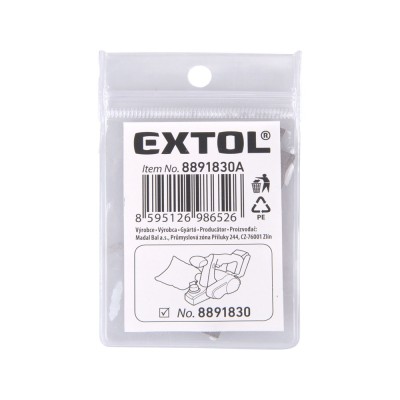 Tartalék gyalukés 60mm 2db Extol
