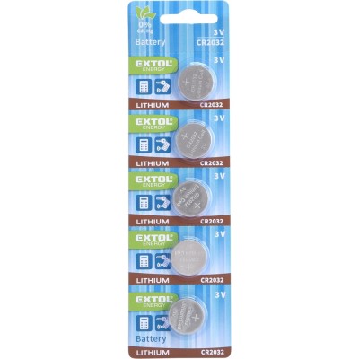Gombelem 5db CR2032 Extol