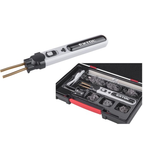 Akkus műanyag hegesztő és kapcsozó gép Extol