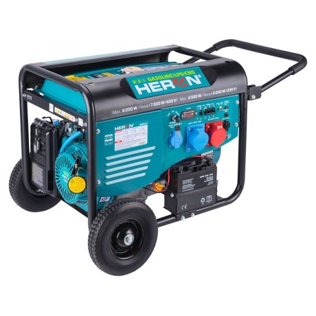 Áramfejlesztő Benzin-gázmotoros távirányítható