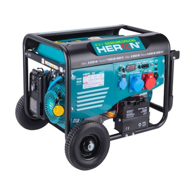 Áramfejlesztő Benzin-gázmotoros távirányítható