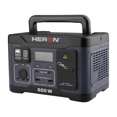 Hordozható áramforrás 600W 512Wh Heron