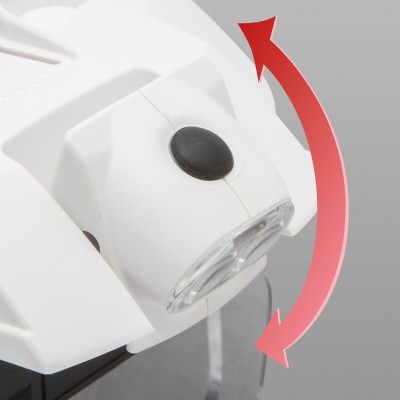 Nagyítós fejpánt LED világítás+lencse szett