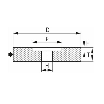Fazékkorong hengeres fémhez Tyrolit