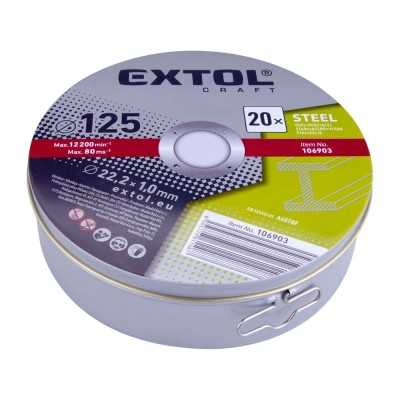 Vágókorong fémre Inox 20db