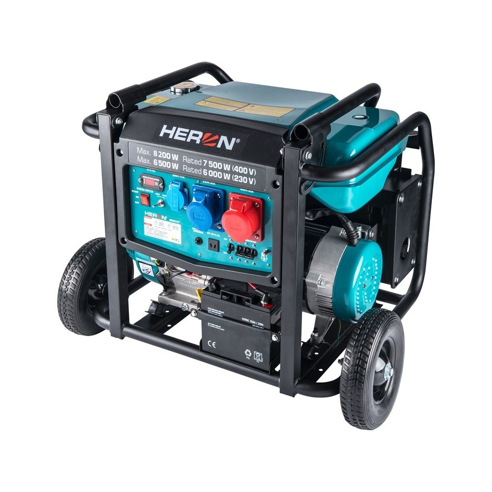 Áramfejlesztő Benzinmotoros 800 VA 400/230V Áramfejlesztő Benzinmotoros 800 VA 400/230V