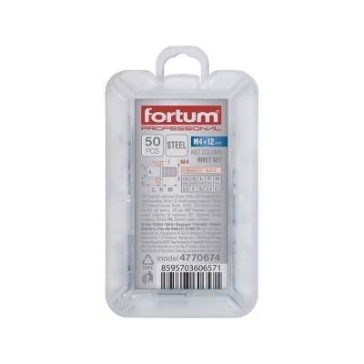 Szegecsanya klt.50db m4 Fortum