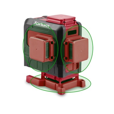 Automatikus lézeres vízszintező Zöld Fortum