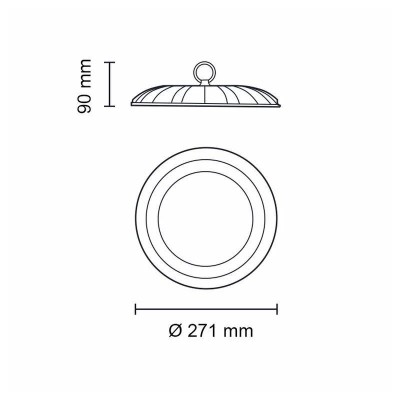 Asalite Prémium LED Csarnokvilágító 200W 4500K (30000 lumen)