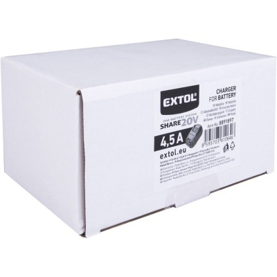 Akkutöltő 20V 4,5A Extol