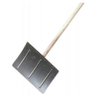 Hólapát fém, fa nyéllel