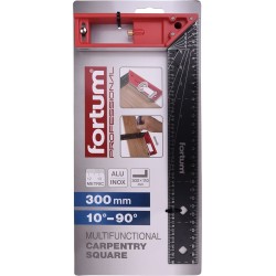 Asztalos L derékszög ALU/INOX 300mm Fortum