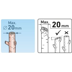 Metszőolló 210mm Extol