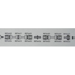 Gyorscsatlakozó stoppos műanyag Extol