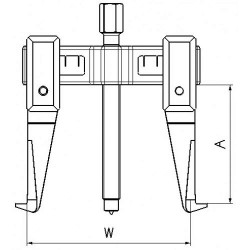 3-körmös csapágylehúzó 9000T Forza