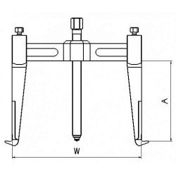 3-körmös csapágylehúzó 9100T Forza
