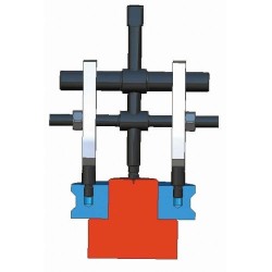 2-körmös csapágylehúzó 1900 keskeny pofás csavarmenets...