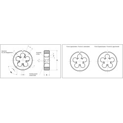 Metrikus Finom Menetmetsző HSSE-VAP DIN223