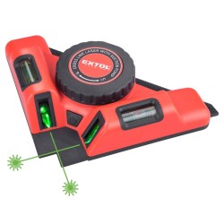Lézeres vízszintező akkus 2H zöld Extol