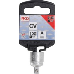 Dugókulcs adapter 10mm