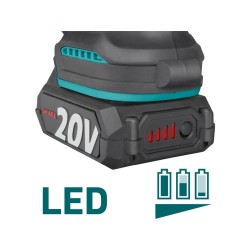 Akkus láncfűrészgép egykezes 20V