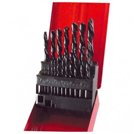 Fémfúró klt. 1-10mm 19r. HSS