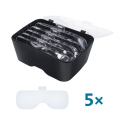 Nagyító LED Lámpa szemüveg Extol