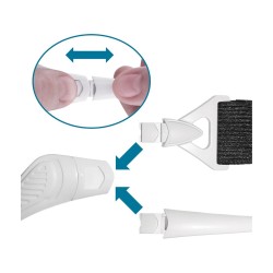 Nagyító LED Lámpa szemüveg Extol