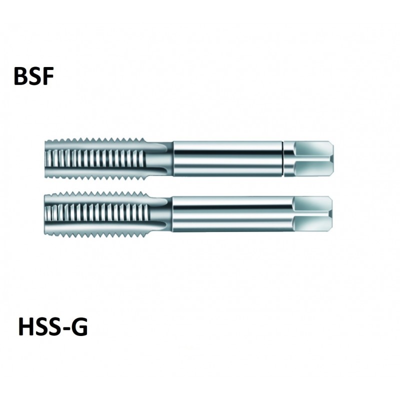 BSF kézi menetfúró klt. HSS-G BSF kézi menetfúró klt. HSS-G