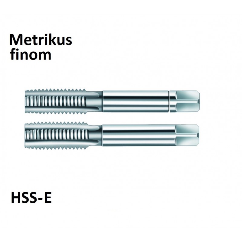 Metrikus (finom) kézi menetfúró klt. HSS-E Metrikus (finom) kézi menetfúró klt. HSS-E