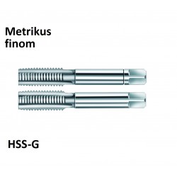 Metrikus (finom) kézi menetfúró klt. HSS-G