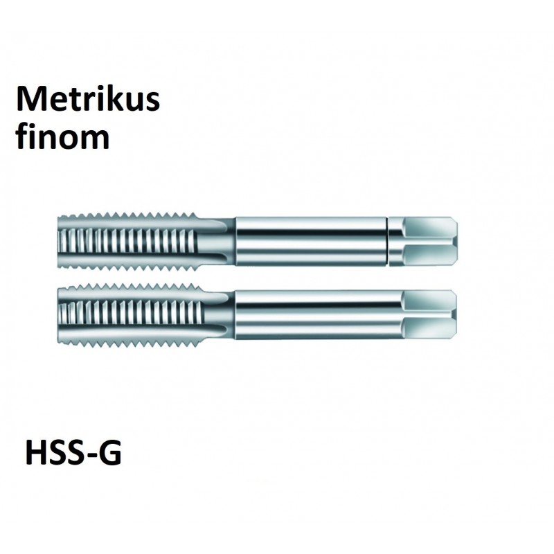 Metrikus (finom) kézi menetfúró klt. HSS-G Metrikus (finom) kézi menetfúró klt. HSS-G