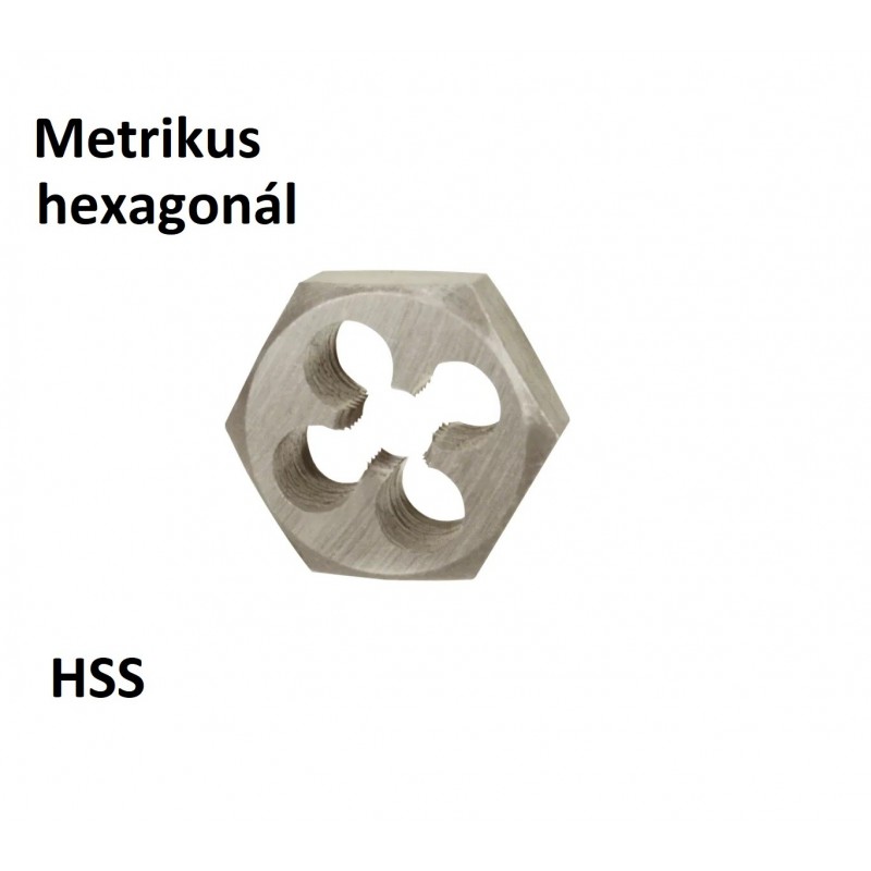 Metrikus (normál) Menetmetsző HSS hatszög befogású DIN382 Metrikus (normál) Menetmetsző HSS hatszög befogású DIN382