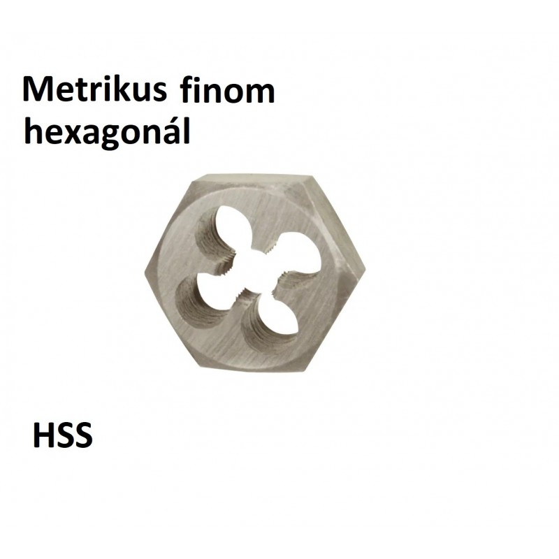 Metrikus Finom Menetmetsző HSS hatszög befogású DIN382 Metrikus Finom Menetmetsző HSS hatszög befogású DIN382