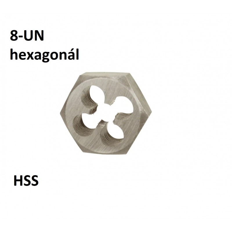 UN(8xUN) Menetmetsző HSS hatszög befogású DIN382 UN(8xUN) Menetmetsző HSS hatszög befogású DIN382