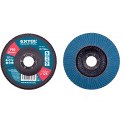 Lamellás csiszolókorong 125mm egyenes EXTOL Inox
