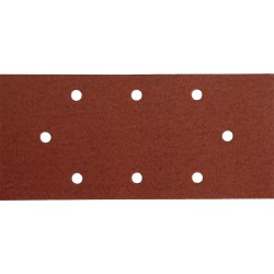 Csiszolópapír, 93x230mm,tépőzáras, 8 lyukas