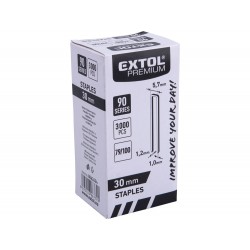 Tűzőgépkapocs 5,7x1,25x1,0mm 3000db 30mm