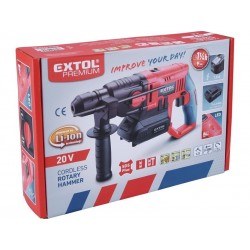 Ütvefúró SDS Plus akkus 20V Akku és Töltő nélkül