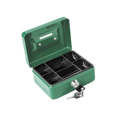 Pénzkazetta acél 2db kulccsal